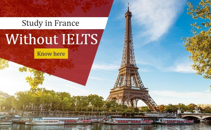 Study in France without IELTS